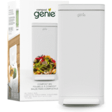 3.6 Gal Stainless Steel Kitchen Compost Bin – Odorless, Hands-Free