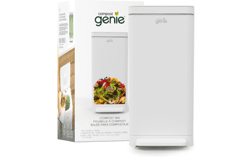 3.6 Gal Stainless Steel Kitchen Compost Bin – Odorless, Hands-Free