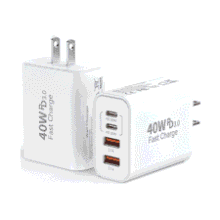 40W 4-Port USB-C Fast Charger