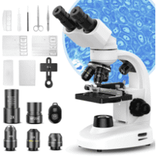 40X-2000X Compound Binocular Microscope with LED