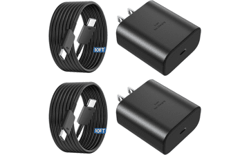 45W USB-C Fast Charger with 10FT Cable