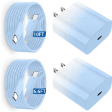 45W USB-C Fast Charger with 10FT Cable
