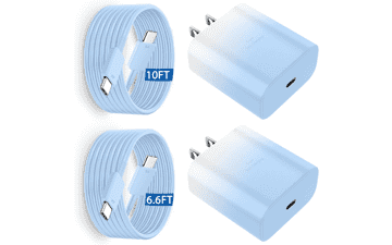 45W USB-C Fast Charger with 10FT Cable