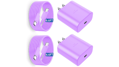 45W USB-C Fast Charger with 6.6FT Cable