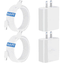 45W USB-C Fast Charger with 6.6FT Cable