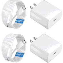 45W USB-C Fast Charger with 6.6ft Cable