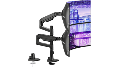 ARES WING Dual Monitor Arm Desk Mount 17-49"
