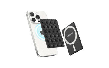 AmBand Magnetic Phone Grip for iPhone 12-17, MagSafe & Wireless Charging