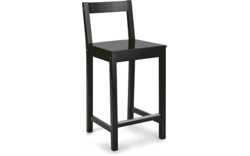 Amazon Basics 24" Wooden Bar Stool with Backrest