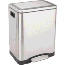 Amazon Basics 30L Dual Bin Trash Can