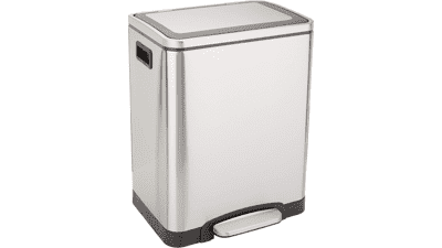 Amazon Basics 30L Dual Bin Trash Can