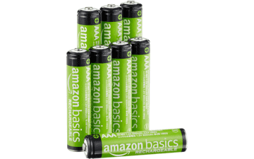 Amazon Basics 8-Pack Rechargeable AAA Batteries