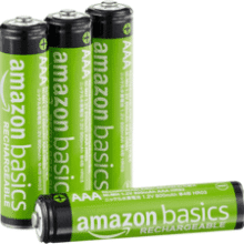 Amazon Basics Rechargeable AAA Batteries