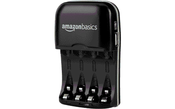 Amazon Basics Rechargeable Battery Charger