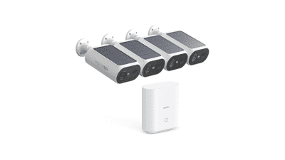Aosu 4‑Cam Solar Security Kit