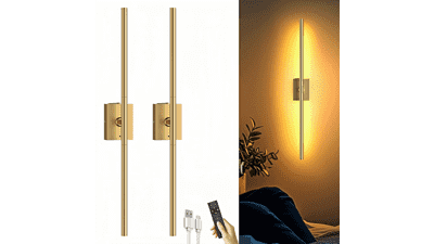 Battery Operated Dimmable Wall Sconces