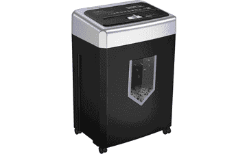 Bonsaii 15‑Sheet Heavy‑Duty Crosscut Paper Shredder