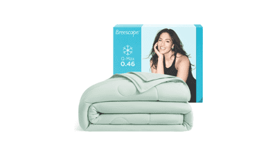 Breescape Cooling Comforter Blanket – Breathable Summer Bedding