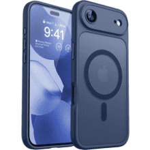 CANSHN iPhone 17 Air Magnetic Case – Camera Protection, Magsafe, Deep Blue
