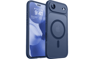 CANSHN iPhone 17 Air Magnetic Case – Camera Protection, Magsafe, Deep Blue
