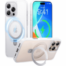 CASEKOO Ultra-Magnetic iPhone 16 Pro Stand Case – Shockproof, MagSafe Compatible