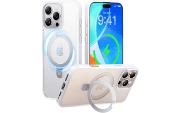 CASEKOO Ultra-Magnetic iPhone 16 Pro Stand Case – Shockproof, MagSafe Compatible