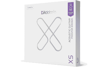 D'Addario XS Phosphor Bronze Coated 6-String Guitar Strings