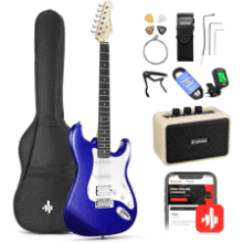 Donner 39" Electric Guitar Kit with HSS Pickup & Accessories