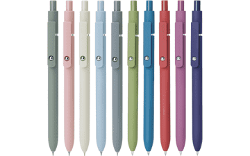 FIOVER 10-Pack 0.5mm Gel Pens – Quick-Dry Black Fine Point