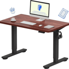 FLEXISPOT EN1 Electric Standing Desk – 176 lb Capacity, 4 Memory Presets