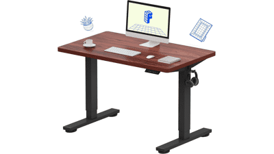 FLEXISPOT EN1 Electric Standing Desk – 176 lb Capacity, 4 Memory Presets
