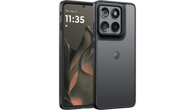 FNTCASE Motorola Edge-2025 Matte Translucent Drop Protection Case