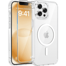 FNTCASE iPhone 13 Pro Magnetic Clear Shockproof Case