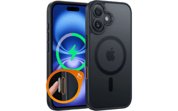 FNTCASE iPhone 16 Plus Matte Shockproof Case
