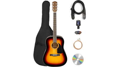 Fender Classic Dreadnought Acoustic Guitar Bundle