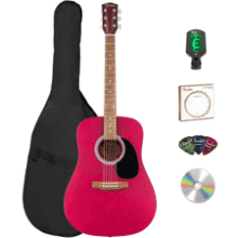 Fender FA Series Dreadnought Acoustic Guitar Bundle