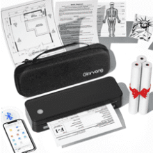 Gloryang Inkless Portable Bluetooth Printer