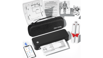 Gloryang Inkless Portable Bluetooth Printer