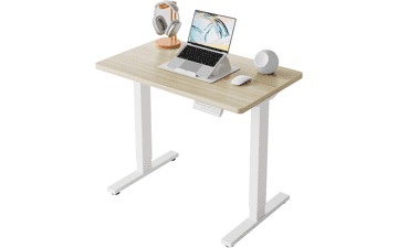 HUANUO 32" Electric Standing Desk – Adjustable Height, 4 Memory Settings