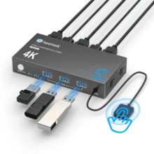 Hearvo 4K HDMI KVM Switch