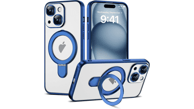 IPhone 15 Magnetic Ring Stand Case