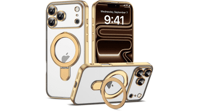 IPhone 17 Pro Max Magnetic Ring Stand Case