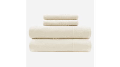 Intelligent Design Cotton Jersey Sheet Set – Full Oatmeal, 4 Pieces