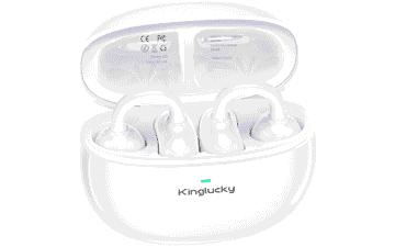 Kinglucky Clip‑On Earbuds – Bluetooth 5.4, 40H Playtime, Sports‑Ready