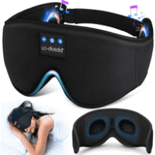 LC-dolida 3D Sleep Mask Bluetooth Headphones
