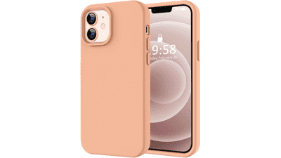 LOVE 3000 iPhone 12 Silicone Case with Anti‑Scratch Lining
