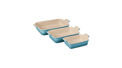 Le Creuset Stoneware Heritage 3-Piece Baking Dish Set