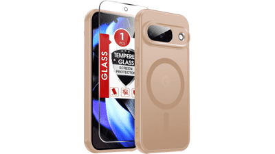 LeYi Google Pixel 9 Case with Tempered Glass