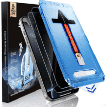 MAGIC JOHN 2 Pack Privacy Tempered Glass for iPhone 16 Pro Max