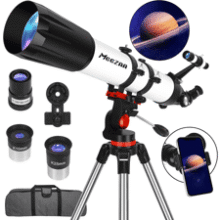 MEEZAA 90mm Refractor Telescope